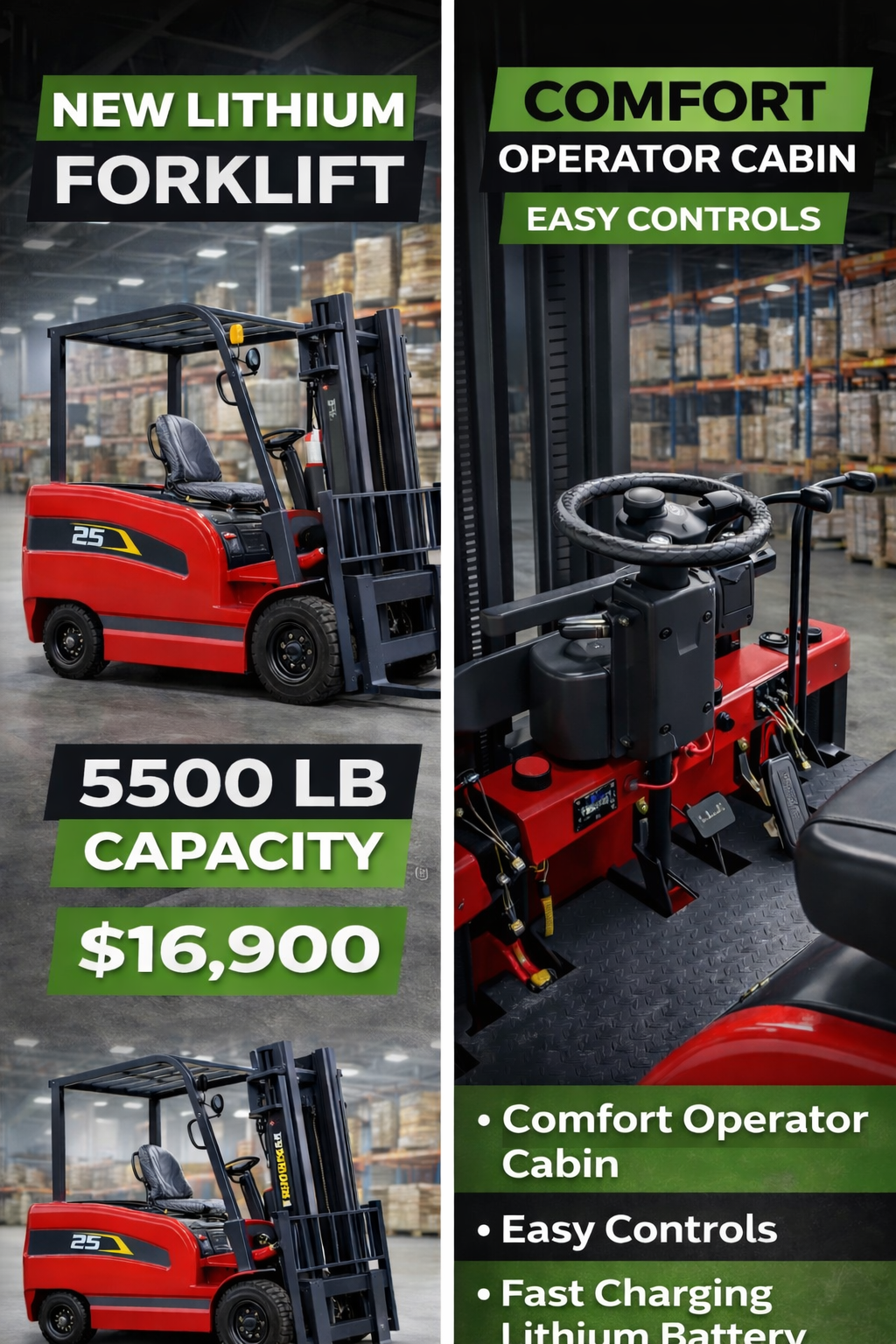 5500 lbs Electric Pallet Jack